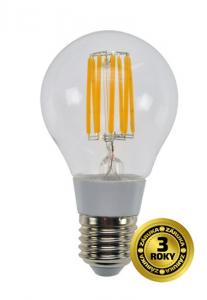 LED žárovka retro, klasický tvar, 8W, E27, 3000K, 360°, 750lm